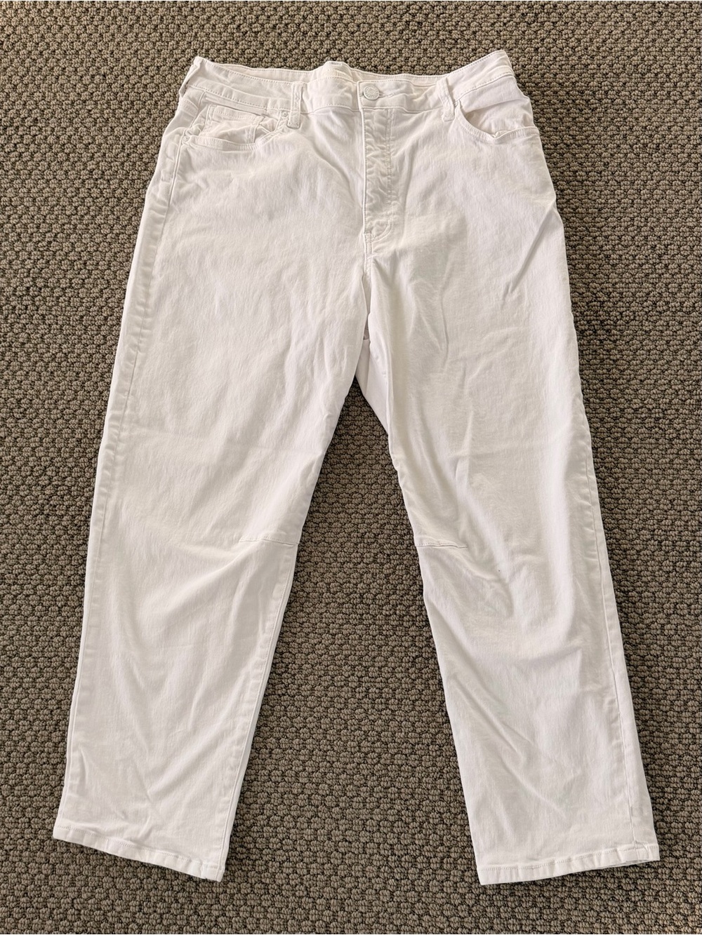 Kut From The Kloth White Barrel Leg Jeans Size 12 - Picture 4 of 7